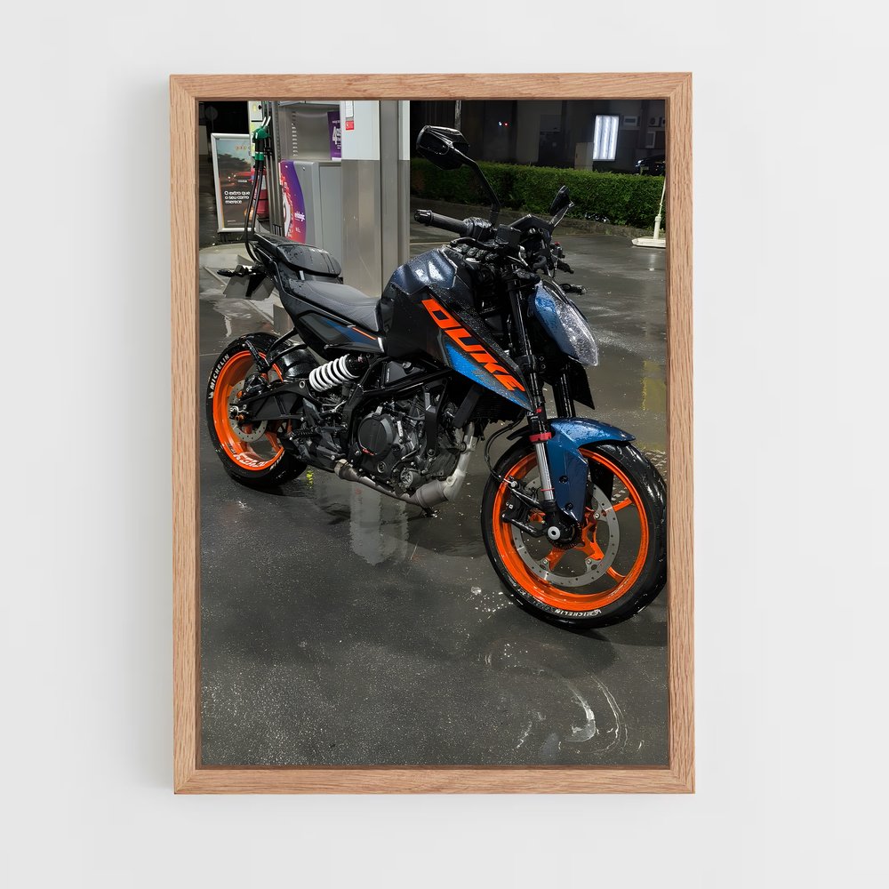 Poster Majestueux Duke – affiche KTM Moto (vue 4)